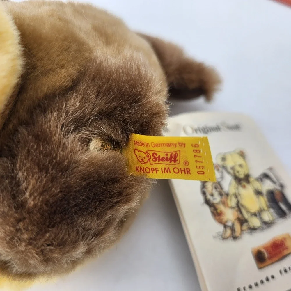 Steiff Pieps Goldammer 12 Yellow Bird Plush 057786 Made in Germany Button in Ear